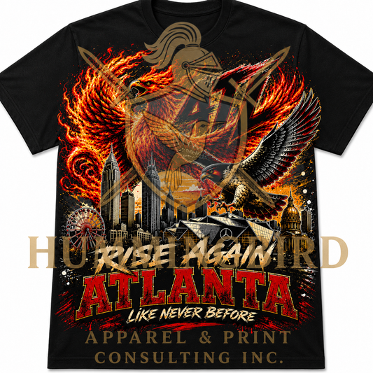 Rise Again Atlanta – Phoenix Edition Premium Graphic Tee