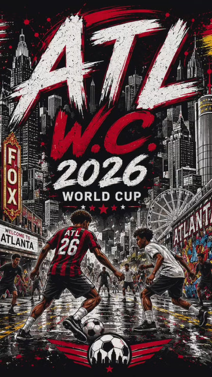 TL W.C. 2026 World Cup Street Soccer Edition | Atlanta International Football Fan T-Shirt

Description:

Celebrate the excitement of the world’s biggest football tournament with this bold ATL W.C. 2026 World Cup Street Soccer Edition design. Inspired by t