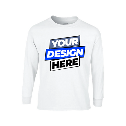 Custom Long Sleeve Shirt (Your Design)  |  Gildan 5400